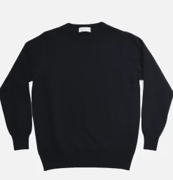 Pull Col Rond Navy