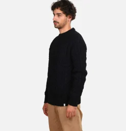 Pull Hudson Aran Navy