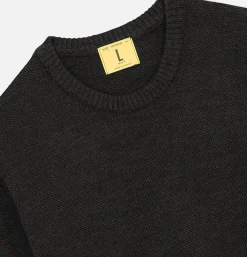 Pull Youri Col Rond Anthracite