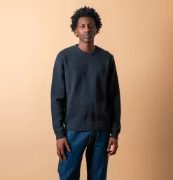 Pull Youri Col Rond Anthracite