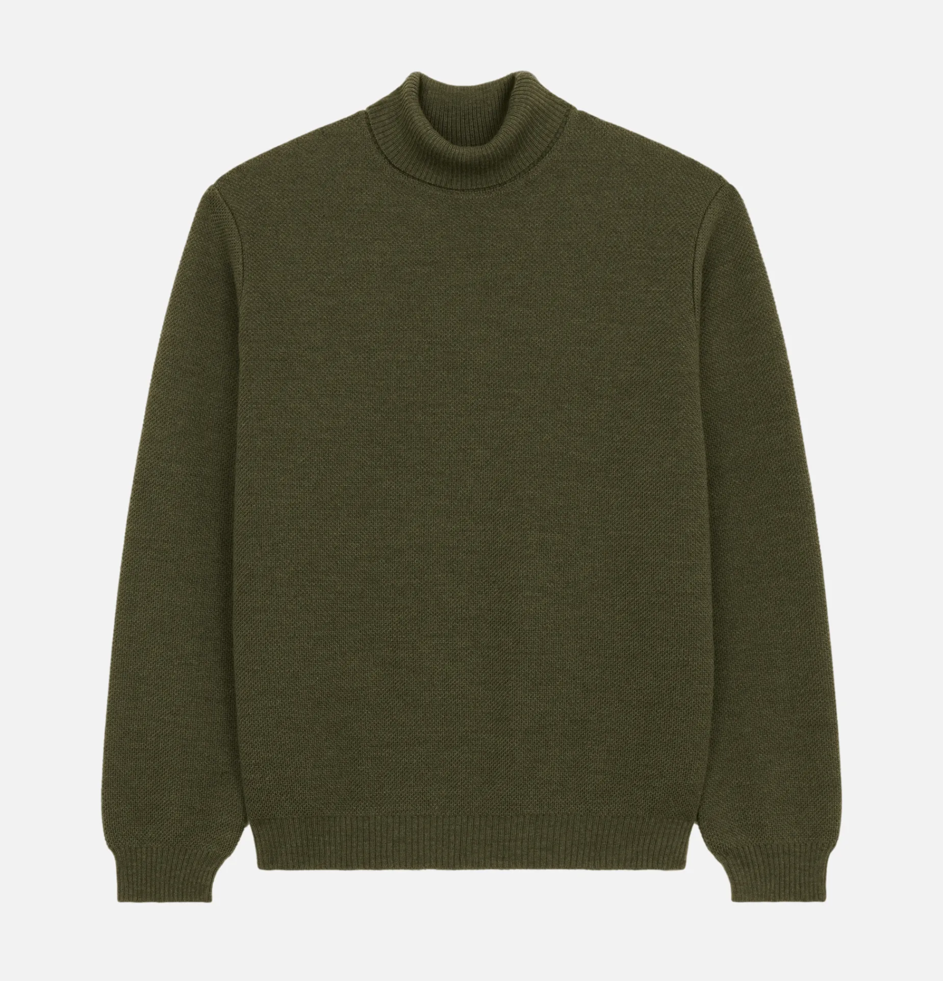 Pull Youri Col Roule Khaki