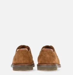 702R - Plain Toe Derby Snuff Suede
