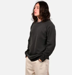 Raglan Crew Sweat P-black