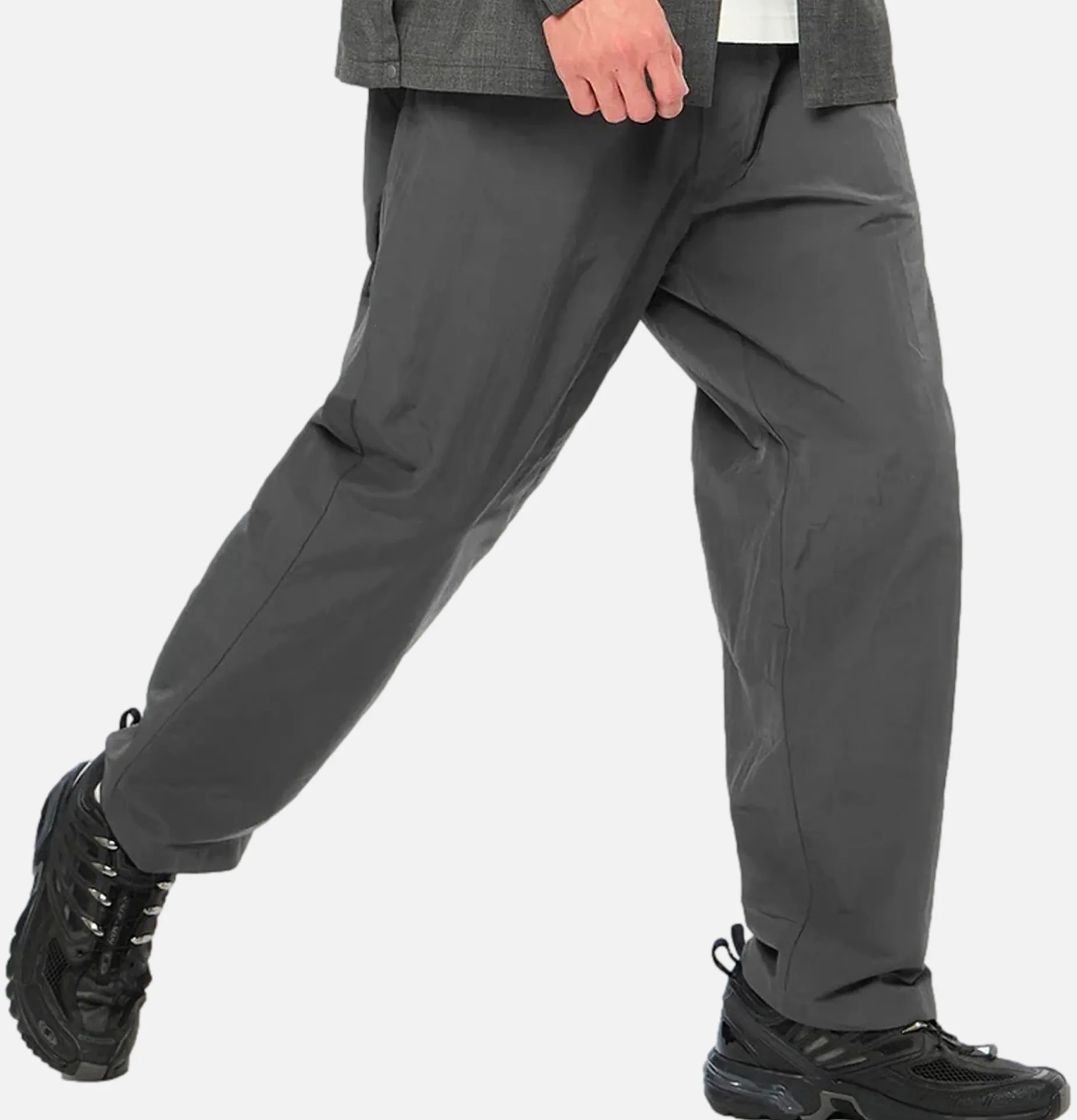 Relax Straigh Easy Pants Charcoal