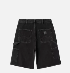 Rivet Short Black Stone Washed