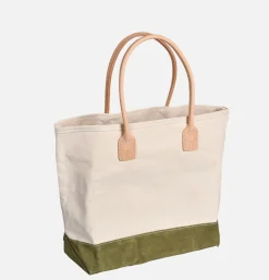 Suede Day Tote Bag Vert