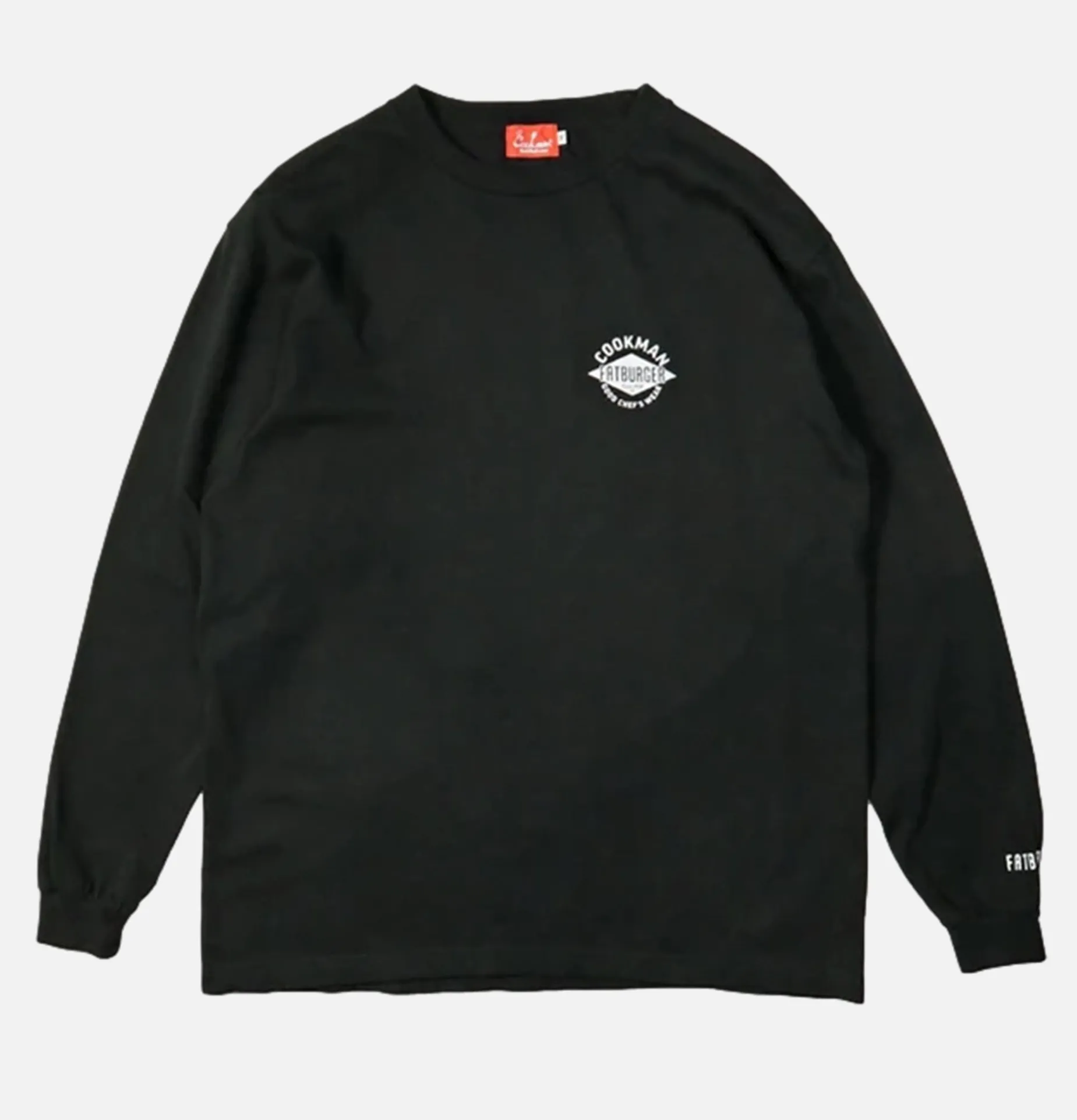 Tee Shirt Long Sleeves Fat Black