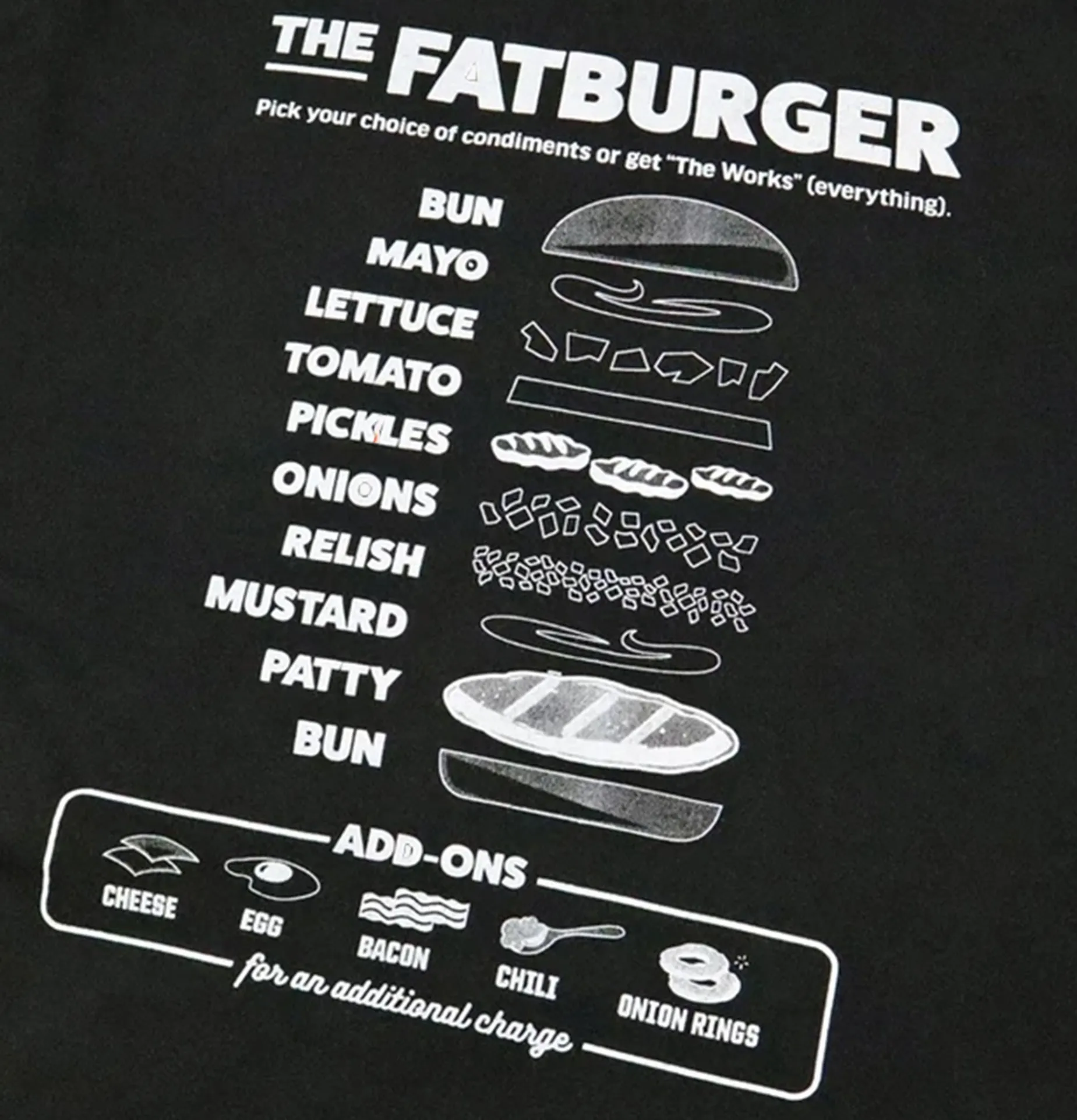 Tee Shirt Long Sleeves Fat Black