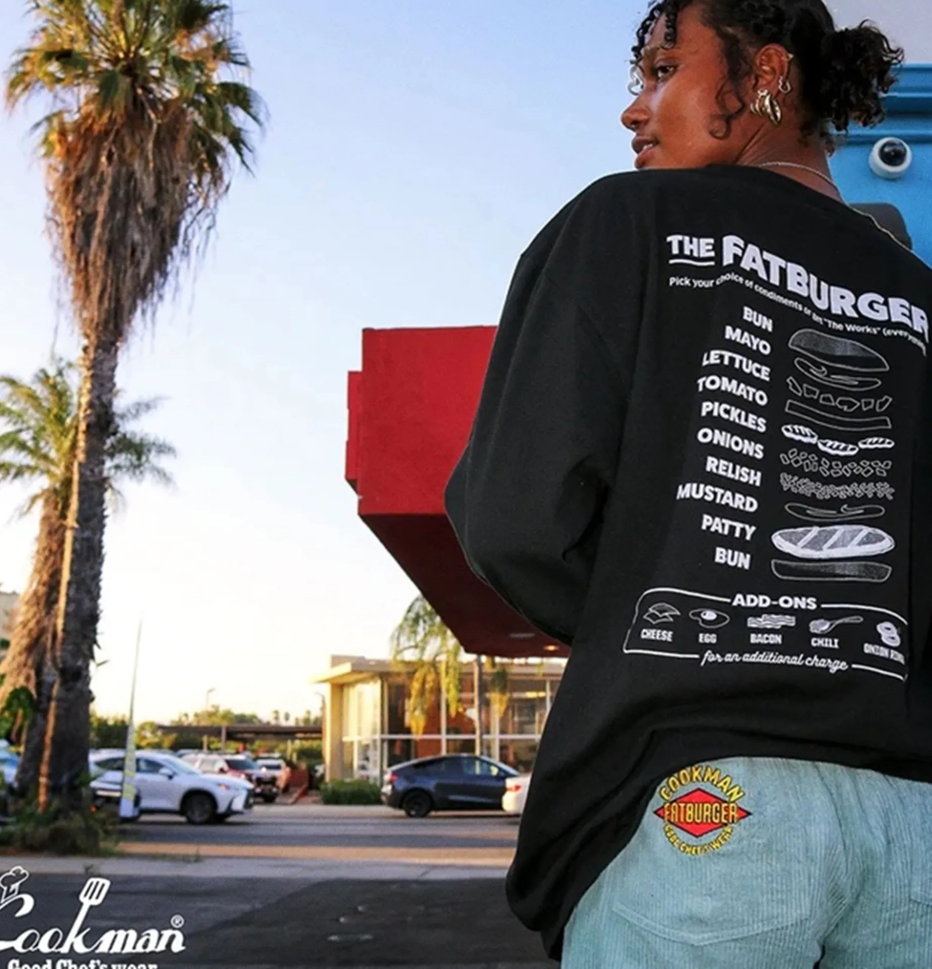 Tee Shirt Long Sleeves Fat Black