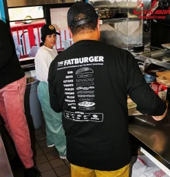 Tee Shirt Long Sleeves Fat Black