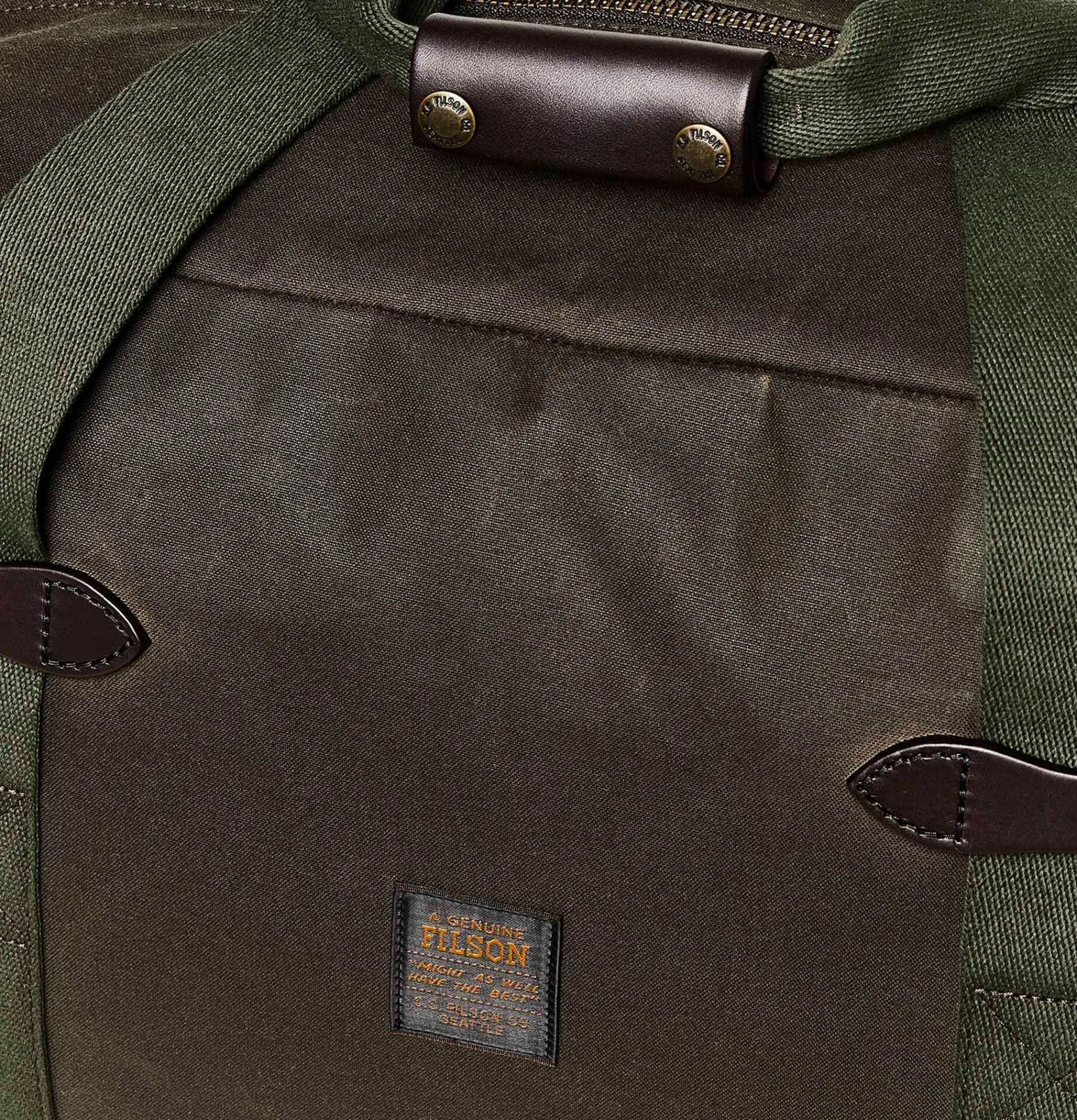 Tin Cloth Medium Duffle Bag Otter