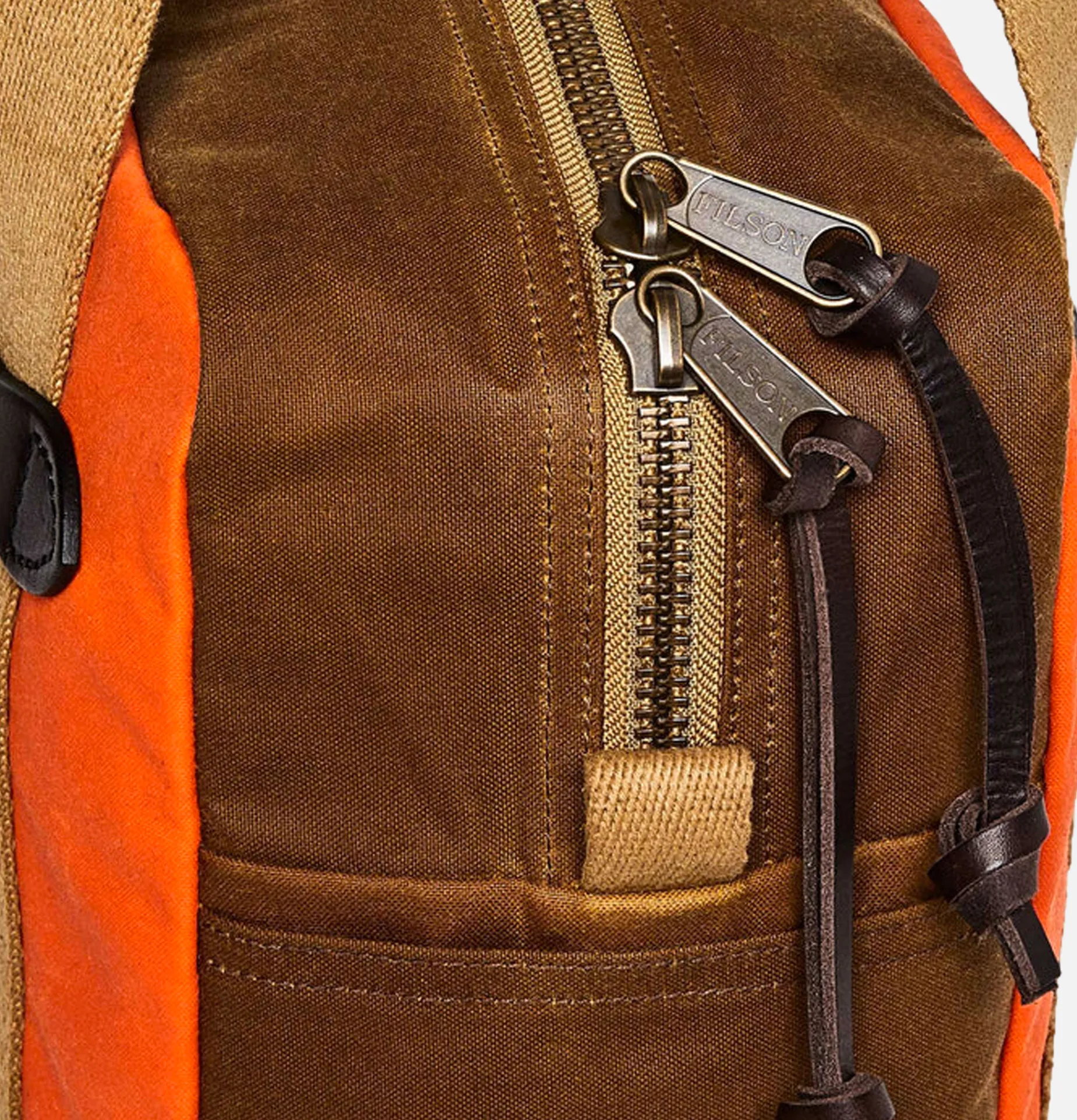 Tincloth Zipper Tote Tan