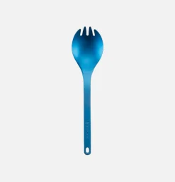 Titanium Spork Blue