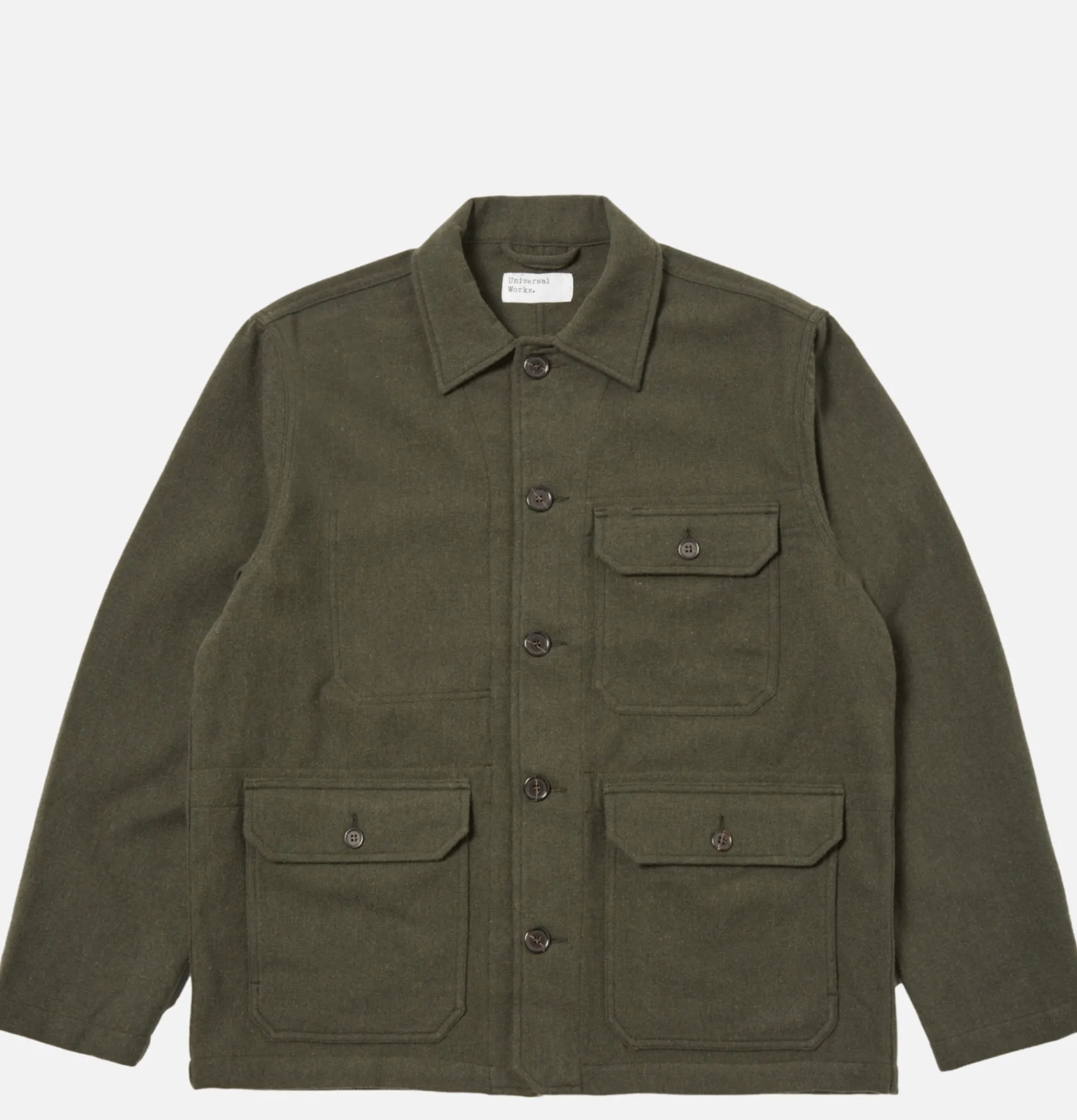 Utility Jacket Wool Olive
