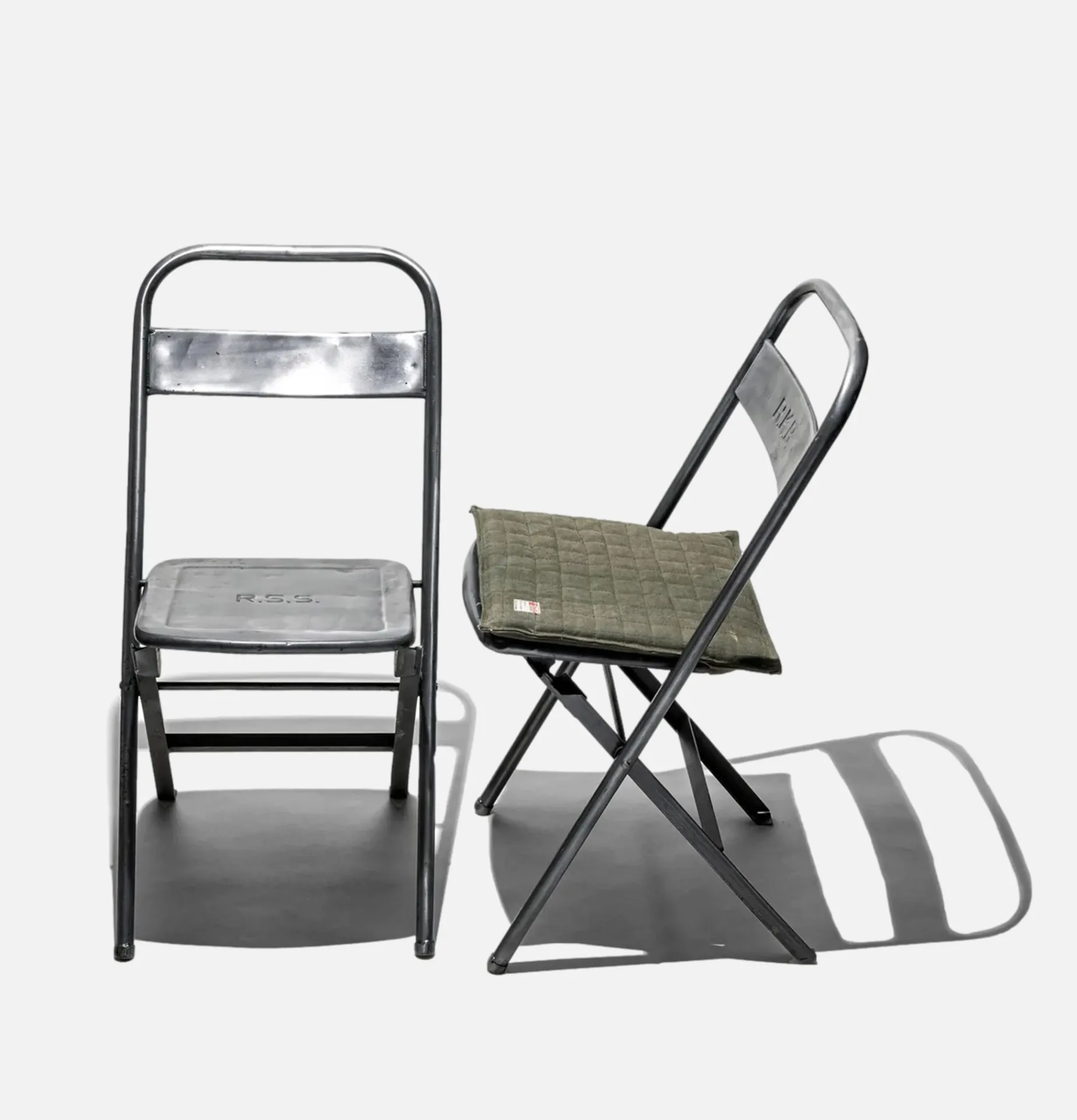 Vintage Tent Seat Cushion Vert