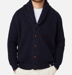 Wilkinson Cardigan Wool Navy