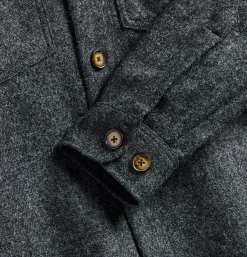 Wool Field Over Shirt Grey