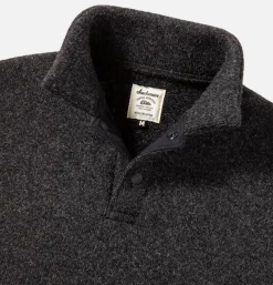 Wool Himo Polo Heather Black